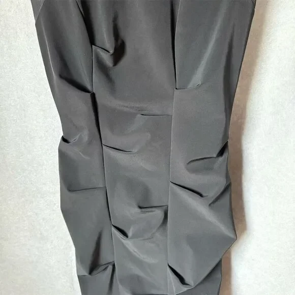 Nicole Miller Women's Black Sheath Dress Size 2 Above Knee Length Formal - Picture 3 of 8